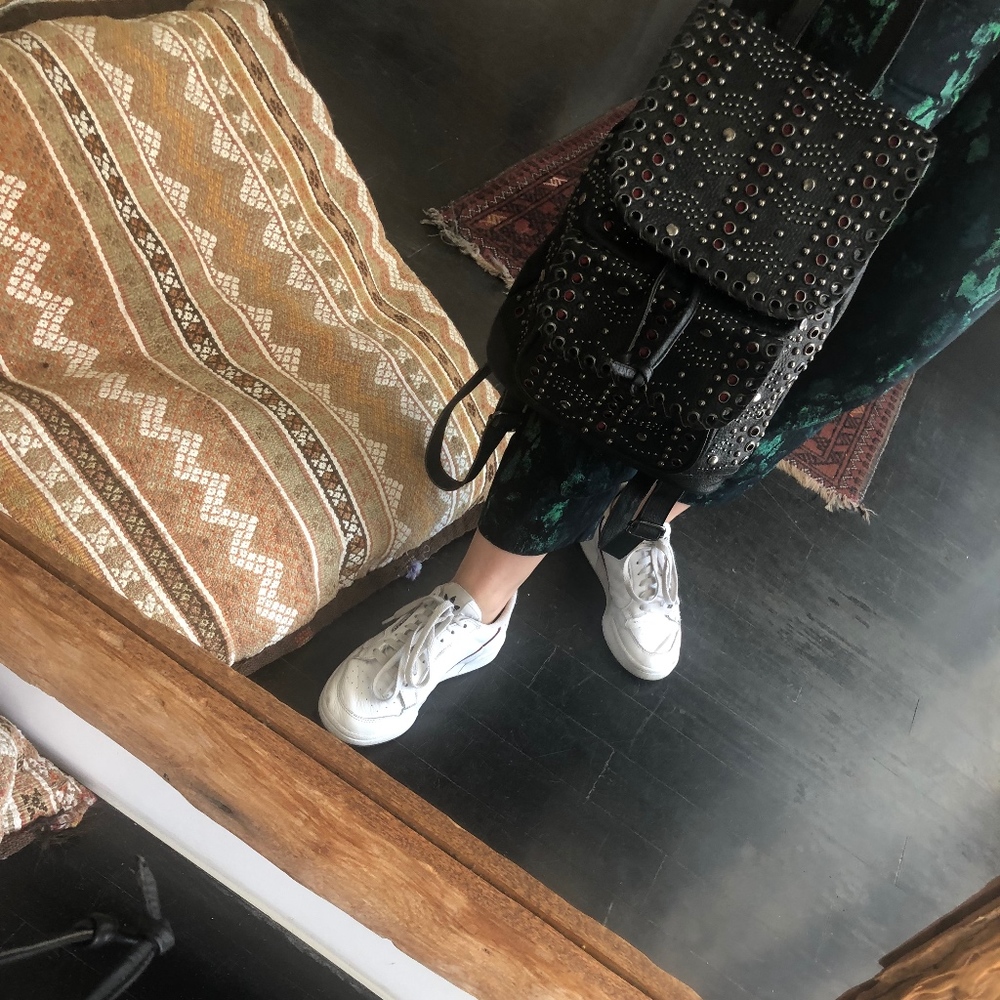 Cleobella Studded Backpack Black Leather